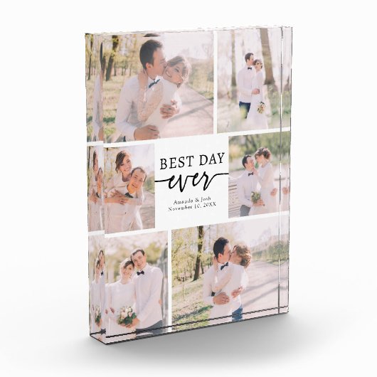 Bloc Photo Bloc de photos de collage de photos de mariage (Gauche)