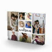 Bloc Photo Bloc de photos de famille personnalisé en collage  (Droite)
