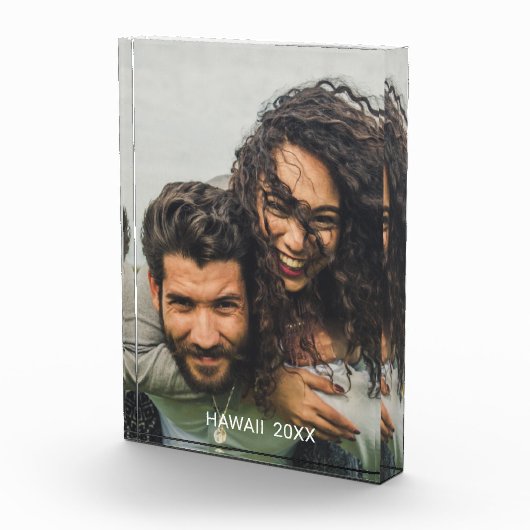 Bloc Photo Bloc de photos de vacances en couple (Droite)