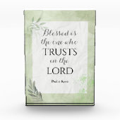 Bloc Photo Blocage acrylique de la Bible - Psaume 84:12 (Devant)