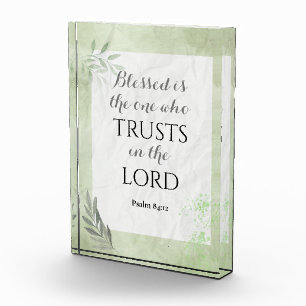 Bloc Photo Blocage acrylique de la Bible - Psaume 84:12
