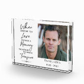 Bloc Photo Blocage photo acrylique avec devis : Quand quelqu' (Droite)