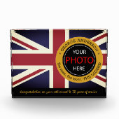 Bloc Photo Blocage photo British Flag & United Kindom / nom U (Devant)