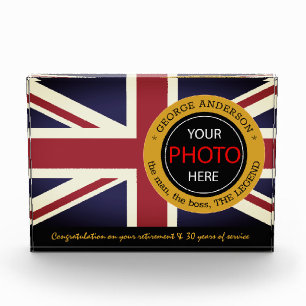 Bloc Photo Blocage photo British Flag & United Kindom / nom U