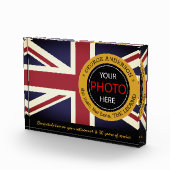 Bloc Photo Blocage photo British Flag & United Kindom / nom U (Droite)