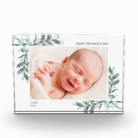 Bloc Photo Blocage photo de la Joyeuse Fête des Mères avec ba (Devant)