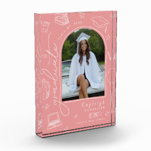 Bloc Photo Blocage photo Dusty Rose Retro Main Dradut Graduat