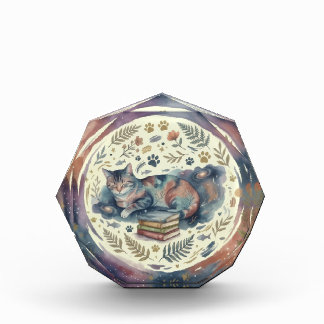 Bloc Photo Bloque de Cristal Decorativo- Art Acuarela