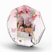 Bloc Photo Bloque para fotos personalizado con flores y amor (Droite)