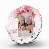 Bloc Photo Bloque para fotos personalizado con flores y amor (Gauche)