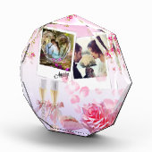 Bloc Photo Bloque para fotos personalizado con rosas (Droite)