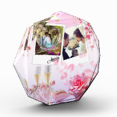 Bloc Photo Bloque para fotos personalizado con rosas (Gauche)