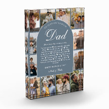 Blue Reasons We Love You Dad Photo Grid Collage