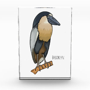Bloc Photo Boat-billed heron bird cartoon