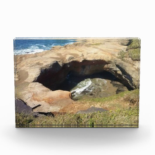 Bloc Photo Bol de Diable, côte de l'Oregon (Devant)