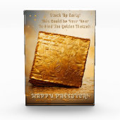 Bloc Photo Bonne Pâque ! Golden Matzah (Devant)