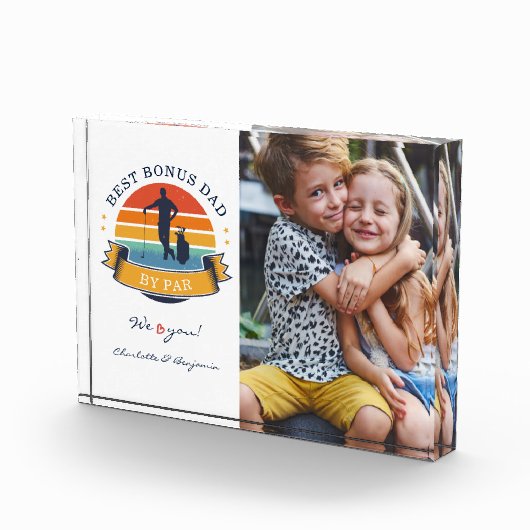 Bloc Photo Bonus Papa Par Par Retro Step Fête des pères (Droite)