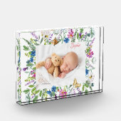 Bloc Photo Bordure de fleurs sauvages Photo (Gauche)