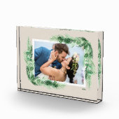 Bloc Photo Bordure de verdure à l'aquarelle (Droite)