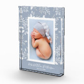 Bloc Photo Botanique blanche sur Sky Blue Custom (Droite)