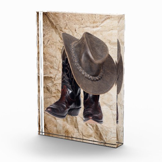 Bloc Photo Bottes et Casquette de cowboy (Droite)
