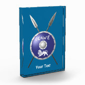 Bloc Photo Bouclier Maccabee Et Paroles (Gauche)