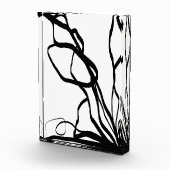 Bloc Photo Bouquet Blanc : Abstrait blanc & noir (Droite)