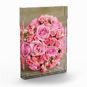 Bloc Photo Bouquet rose de fleurs (Gauche)