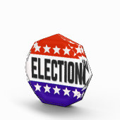 Bloc Photo Bouton Élection (Droite)