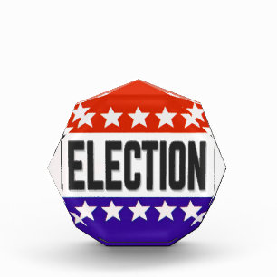 Bloc Photo Bouton Élection