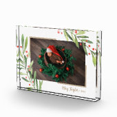 Bloc Photo Branches de Noël et Berries sur mesure (Droite)