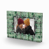 Bloc Photo Branches de pin sur noir (Droite)