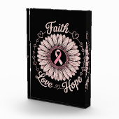 Bloc Photo Breast Cancer Awareness Month Faith Hope Cure (Droite)