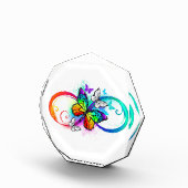 Bloc Photo Bright infinity with rainbow butterfly (Droite)