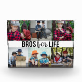 Bloc Photo Bros for Life Brothers Photo Collage Typographie (Devant)