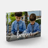 Bloc Photo Brothers Script Photo moderne (Gauche)