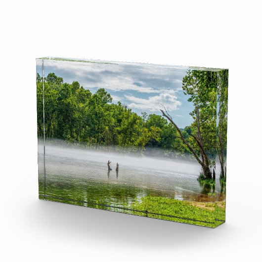 Bloc Photo Brouillard d'été du lac Taneycomo (Droite)