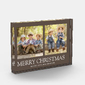 Bloc Photo Brown 2 Photo Joyeux Noël (Gauche)