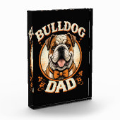 Bloc Photo Bulldog Dad – Cute Vintage Bulldog Father’s Day (Gauche)