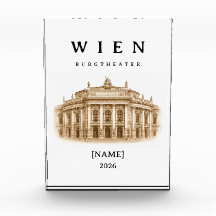 Burgtheater de Vienne personnalisé | Nom & Année