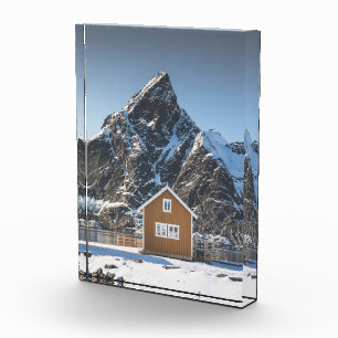 Bloc Photo Cabine jaune Lofoten