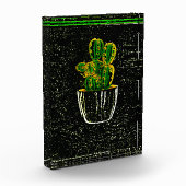 Bloc Photo Cactus tirés (Gauche)