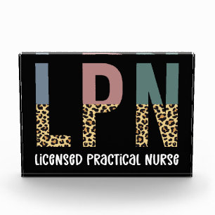 Bloc Photo Cadeau d'admission à l'infirmière pratique autoris