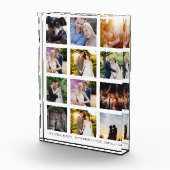 Bloc Photo Cadeau de collage de 12 photos simple (Droite)