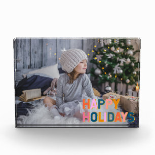 Bloc Photo Cadeau de Noël personnalisé moderne et ludique