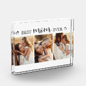 Bloc Photo Cadeau de script Meilleure Maman pour Maman Collag (Gauche)