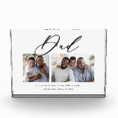 Bloc Photo Cadeau minime de script multi photo moderne (Devant)