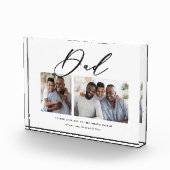 Bloc Photo Cadeau minime de script multi photo moderne (Droite)