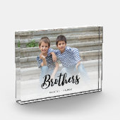Bloc Photo Cadeau Pour Brothers Photo Keepsaké (Gauche)