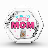 Bloc Photo Cadeau Pour La Fête Des Mères, Mondes Personnalisé (Devant)